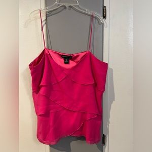 👑 2 for $15 sale!!  Spencer Jeremy large pink silk shell